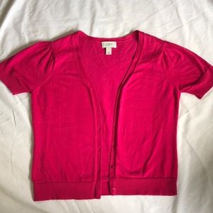 Women’s short sleeved cardigan